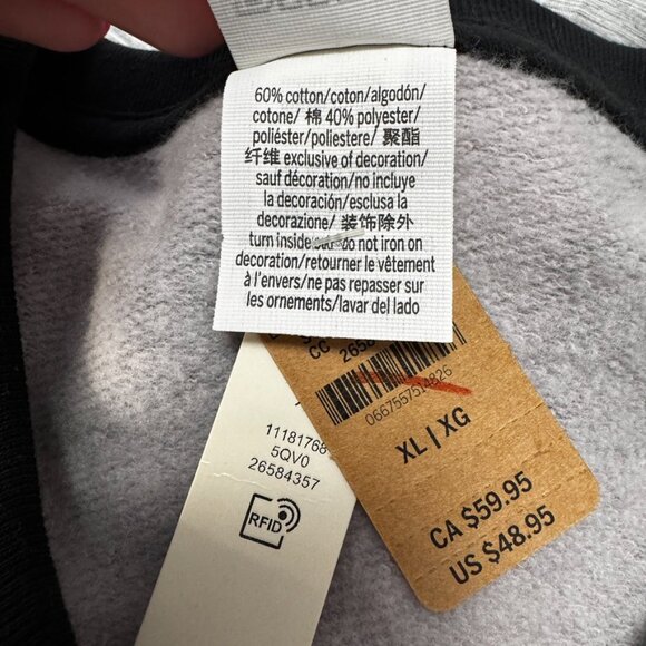 PINK Victoria's Secret Buffalo Plaid Pullover Sweatshirt New With Tags XL, L - Picture 2 of 4